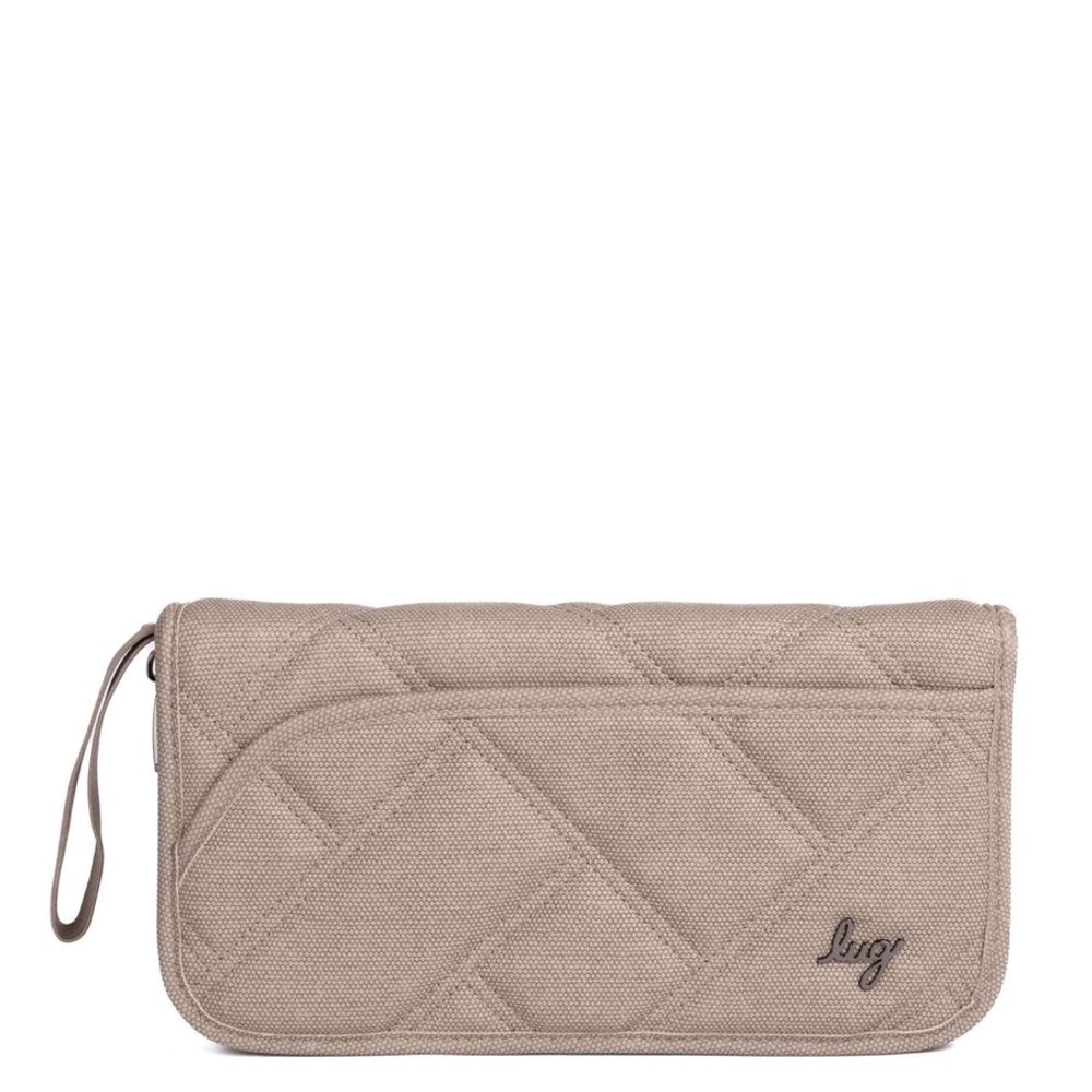 NWT Lug Tango SE Travel Wallet - Matte Luxe VL - Sand Taupe